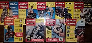 MOTORCYCLE SCOOTER AND THREE-WHEELER MECHANICS The Illustrated How-To-Do-It Magazine 9 Volumes Ju...