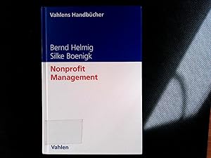 Seller image for Nonprofit Management. (Vahlens Handbcher der Wirtschafts- und Sozialwissenschaften). for sale by Antiquariat Bookfarm
