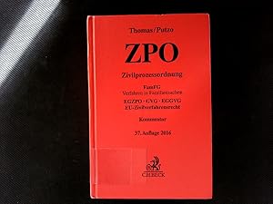 Bild des Verk�ufers f�r Zivilprozessordnung: FamFG, Verfahren in Familiensachen, EGZPO, GVG, EGGVG, EU-Zivilverfahrensrecht. (Gelbe Erl�uterungsb�cher). zum Verkauf von Antiquariat Bookfarm