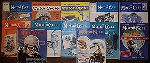 THE MOTOR CYCLE Magazine 12 Volumes 19 March 1953, 11 June 1953, 18 June 1953, 12 December 1957, ...