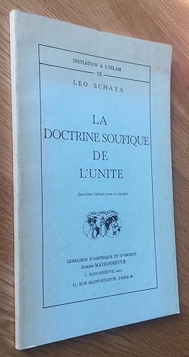 La doctrine soufique de l unité