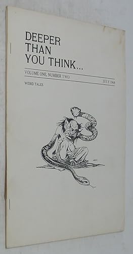 Seller image for Deeper Than You Think: Weird Tales, Volume One, Number Two (July 1968) for sale by Powell's Bookstores Chicago, ABAA