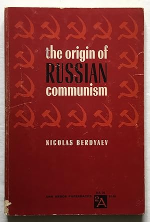 Seller image for The Origin of Russian Communism. for sale by Monkey House Books