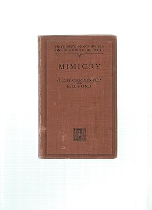 Bild des Verkufers fr MIMICRY zum Verkauf von Books for Amnesty, Malvern