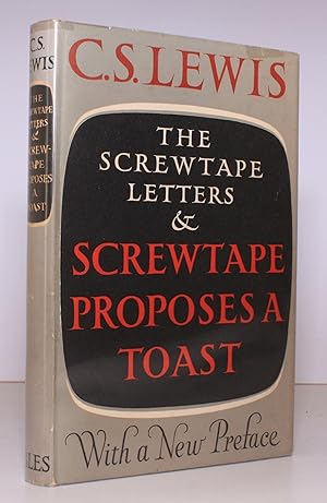 Seller image for The Screwtape Letters and Screwtape proposes a Toast. With a New Preface. [First Omnibus Edition.] FIRST OMNIBUS EDITION IN UNCLIPPED DUSTWRAPPER for sale by Island Books
