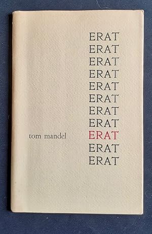 Seller image for Erat - for sale by Le Livre  Venir