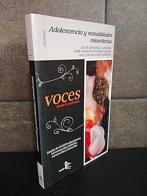 Imagen del vendedor de JESUS GENERELO LANASPA. ADOLESCENTES Y SEXUALIDADES MINORITARIAS. VOCES DESDE LA EXCLUSIN (Adveniat) (Spanish Edition) a la venta por Lauso Books