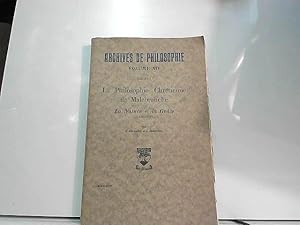 Imagen del vendedor de Archives de philosophie, vol. XIV, cahier 1. a la venta por JLG_livres anciens et modernes