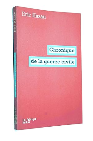 Seller image for Chronoique de la guerre civile for sale by Librairie Douin