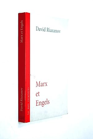 Image du vendeur pour Marx et Engels : confrences faites au cours de marxisme prs l'Acadmie socialiste en 1922 mis en vente par Librairie Douin