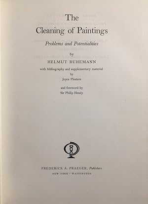 The Cleaning of Paintings Problems and Potentialitie.