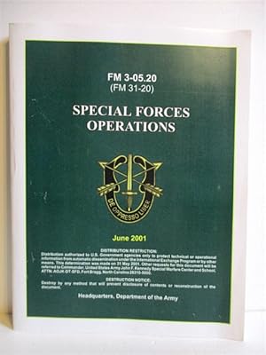 FM 3-50.20 (FM 31-20) Special Forces Operations.