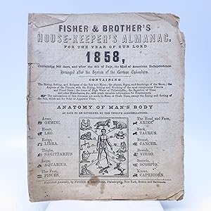 Fisher & Brother's House-Keeper's Almanac For the Year of Our Lord 1858