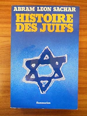 Bild des Verkufers fr Histoire des juifs / Abram Leon Sachar / Rf50823 zum Verkauf von Ammareal