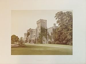 Downton Castle - Originalfarbholzstich. Aus: Morris F.O. (Ed:): A Series of Picturesque Views of ...