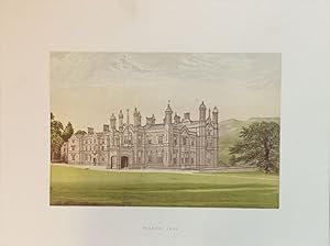 Glanusk Park - Originalfarbholzstich. Aus: Morris, F.O. (Ed.): A Series of Picturesque Views of N...