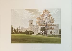 Stowlangtoft Hall - Originalfarbholzstich. Aus: Morris, F.O. (Ed.): A Series of Picturesque Views...