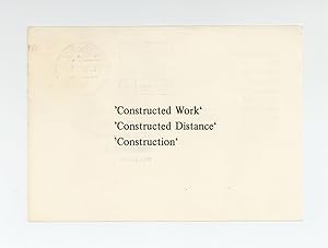 Exhibition postcard: 'Constructed Work' / 'Constructed Distance' / 'Construction' (16 January-15 ...