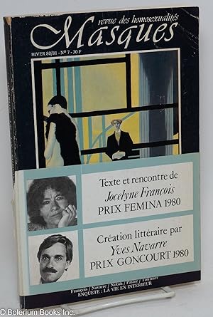 Seller image for Masques: revue des homosexualits; #7, hiver 1980/81: Gore Vidal interview for sale by Bolerium Books Inc.
