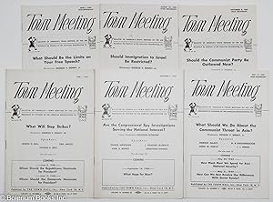 Town Meeting; bulletin of America's town meeting of air [six issues]