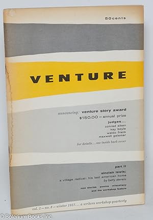 Image du vendeur pour Venture; vol. 2, #3, Winter 1957 mis en vente par Bolerium Books Inc.