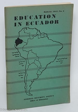 Seller image for Education in Ecuador for sale by Bolerium Books Inc.