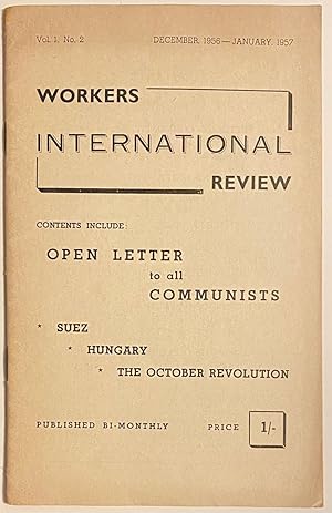 Workers International Review. Vol. 1 no. 2 (December 1956-January 1957)