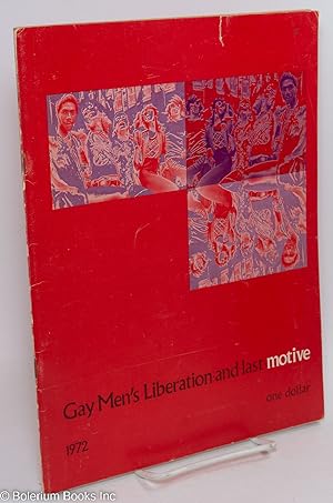 Seller image for Motive; vol. 32, no. 2, 1972. Gay men's liberation issue - and last - Motive for sale by Bolerium Books Inc.
