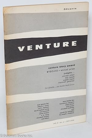 Immagine del venditore per Venture: vol. 2, #4, 1957-1958 venduto da Bolerium Books Inc.