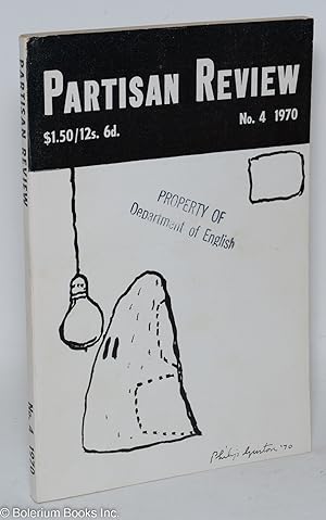 Image du vendeur pour Partisan Review, Vol. 37, No. 4, 1970 mis en vente par Bolerium Books Inc.