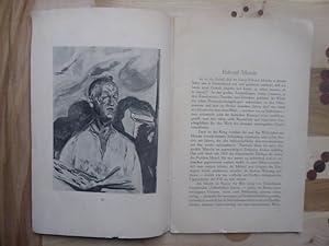 Edvard Munch. Gemälde und Graphik. Ausstellung 7. November 1926 bis 9. Januar 1927. Text von G. F...