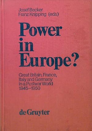 Seller image for Power in Europe? for sale by Librodifaccia