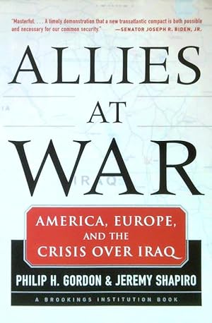 Bild des Verkufers fr Allies at war. America, Europe and the crisis over Iraq zum Verkauf von Librodifaccia