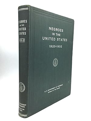 NEGROES IN THE UNITED STATES, 1920-32