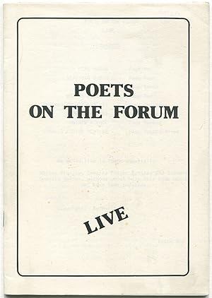 Imagen del vendedor de Poets on the Forum Live a la venta por Between the Covers-Rare Books, Inc. ABAA