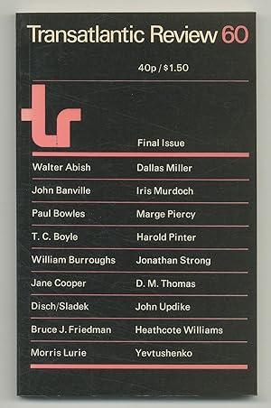 Seller image for The Transatlantic Review: Number 60: Final Issue for sale by Between the Covers-Rare Books, Inc. ABAA