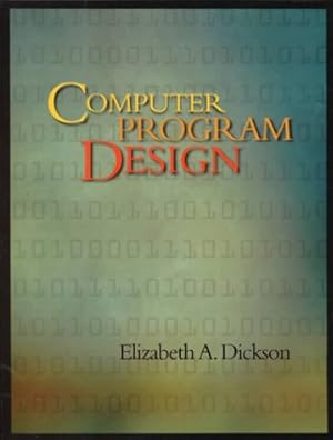 Imagen del vendedor de Computer Program Design a la venta por Reliant Bookstore