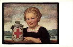 Künstler Ansichtskarte / Postkarte Zumbusch, Ludwig von, Rotes Kreuz Sammlung, Frauenverein Prien...