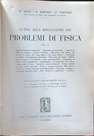 Seller image for Guida alla risoluzione dei problemi di fisica vol. I for sale by Miliardi di Parole