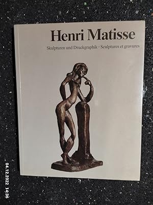 Image du vendeur pour Henri Matisse : 1869 - 1954 ; Skulpturen und Druckgraphik Kunstmuseum Bern.1991 mis en vente par Antiquariat-Fischer - Preise inkl. MWST