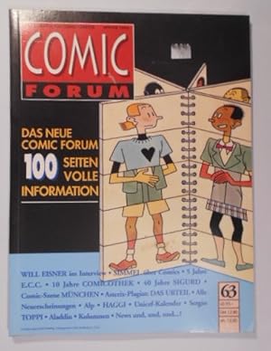 COMIC FORUM No. 63. Das Magazin für Comicliteratur - Winter 1994.