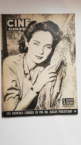 ANTIGUA REVISTA / OLD MAGAZINE: CINE MUNDO. Nº113, 15 MAYO DE 1954. ALIDA VALLI EN PORTADA