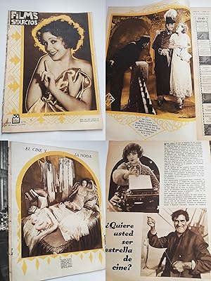 Seller image for FILMS SELECTOS N72, 27 DE FEBRERO 1932. AO III PORTADA: ROSALA ROY for sale by LIBRERA MAESTRO GOZALBO