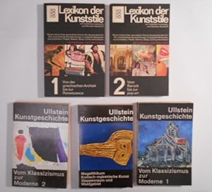 Seller image for Konvolut aus 5 Bnden: Kunstgeschichte und Kunststile. Ullstein: Kunstgeschichte Band 4, 15 und 16 + rororo Kunststile Band 1 & 2. for sale by KULTur-Antiquariat