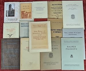 Imagen del vendedor de COLECCION DE 16 PUBLICACIONES RELACIONADAS CON JAIME BALMES. SIGLO XX. a la venta por Arte & Antigedades Riera