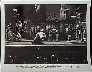 Bild des Verkufers fr Rose of Washington Square 8 x 10 English FOH Lobby Card 1939 Tyrone Power, Scarce! zum Verkauf von AcornBooksNH