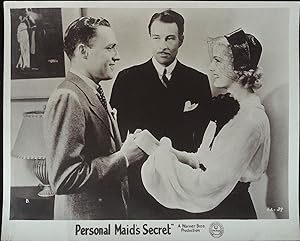 Seller image for Personal Maid's Secret 8 x 10 English FOH Lobby Card 1935, Anita Louise, Scarce! for sale by AcornBooksNH