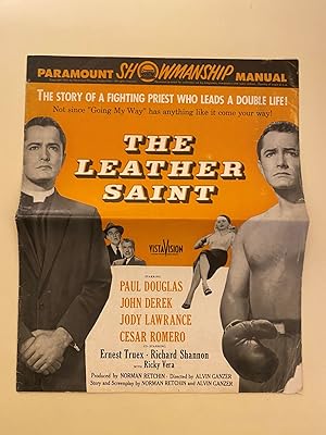 Bild des Verkufers fr The Leather Saint Pressbook 1956 Paul Douglas, John Derek, Jody Lawrence zum Verkauf von AcornBooksNH