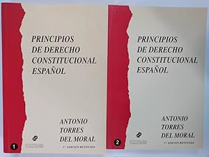 Imagen del vendedor de Principios de derecho constitucional espaol 1 y 2. a la venta por TraperaDeKlaus