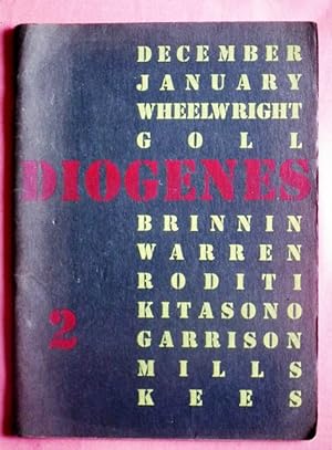 Bild des Verkufers fr Diogenes - Second Issue. Volume 1, no.2. zum Verkauf von Patrick Pollak Rare Books ABA ILAB